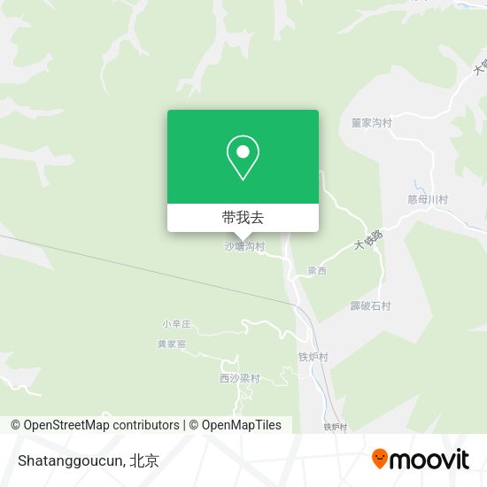 Shatanggoucun地图