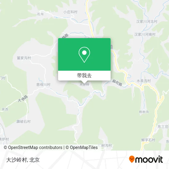 大沙岭村地图