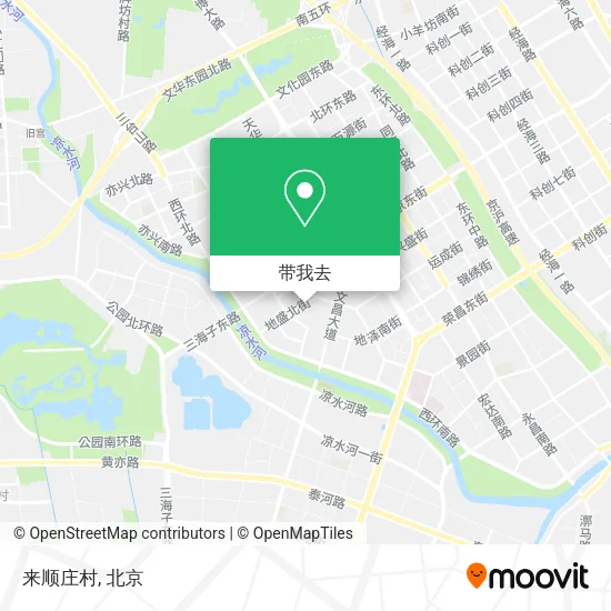来顺庄村地图