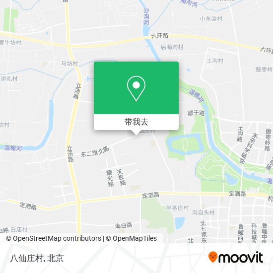 八仙庄村地图