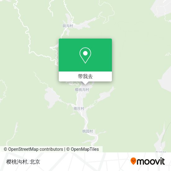 樱桃沟村地图