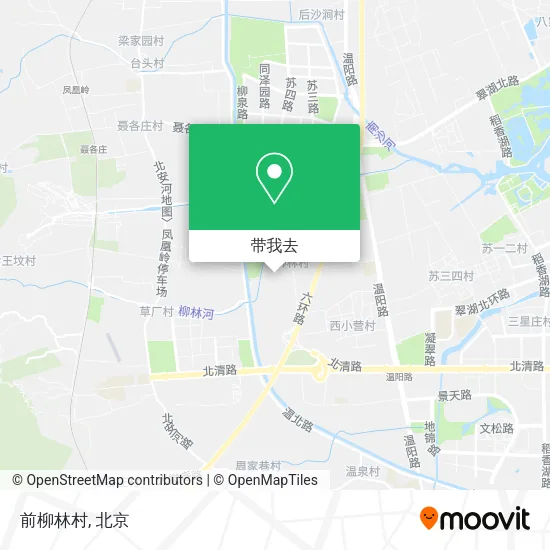 前柳林村地图