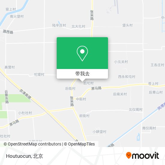 Houtuocun地图