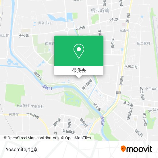 Yosemite地图