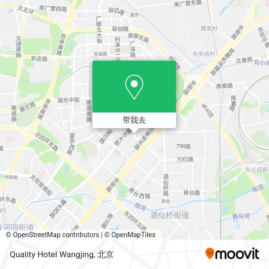 Quality Hotel Wangjing地图