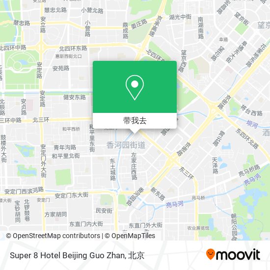 Super 8 Hotel Beijing Guo Zhan地图