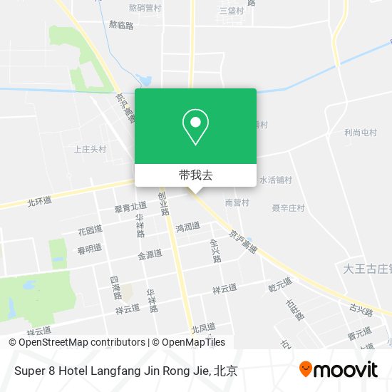 Super 8 Hotel Langfang Jin Rong Jie地图