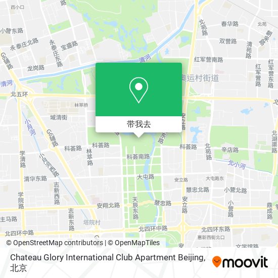 Chateau Glory International Club Apartment Beijing地图