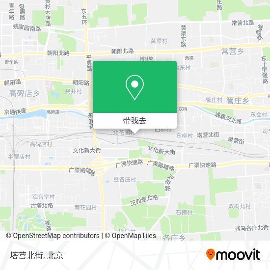 塔营北街地图