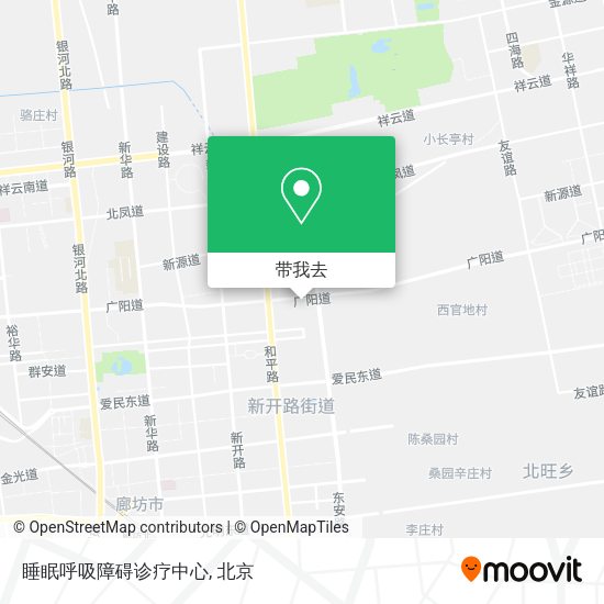 睡眠呼吸障碍诊疗中心地图