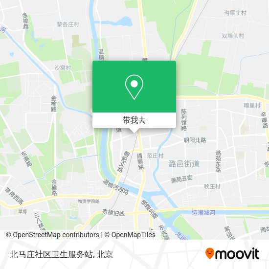 北马庄社区卫生服务站地图