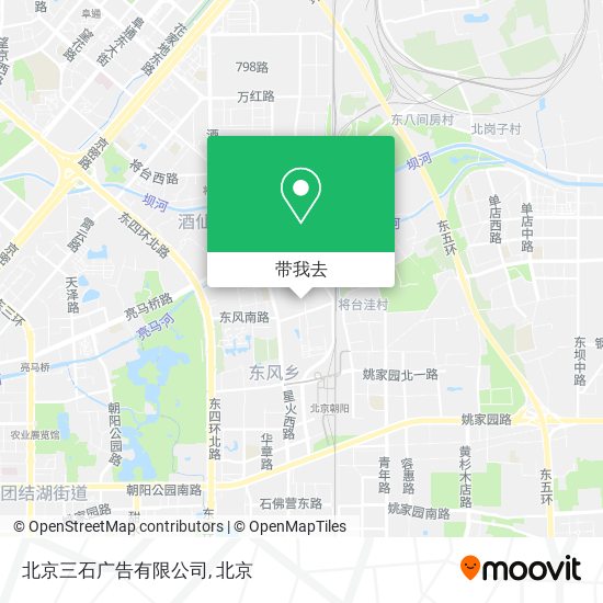 北京三石广告有限公司地图