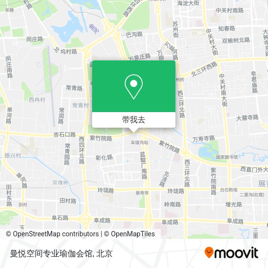 曼悦空间专业瑜伽会馆地图