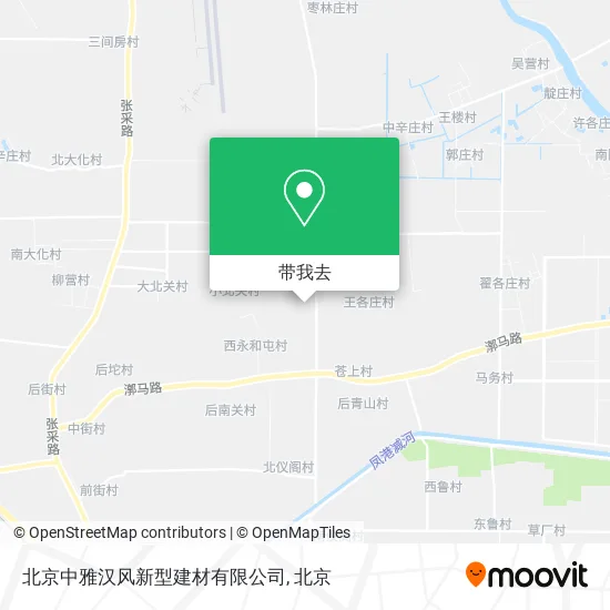 北京中雅汉风新型建材有限公司地图