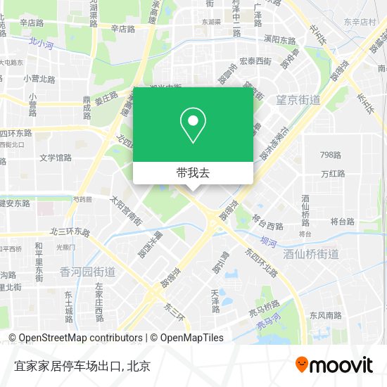 宜家家居停车场出口地图