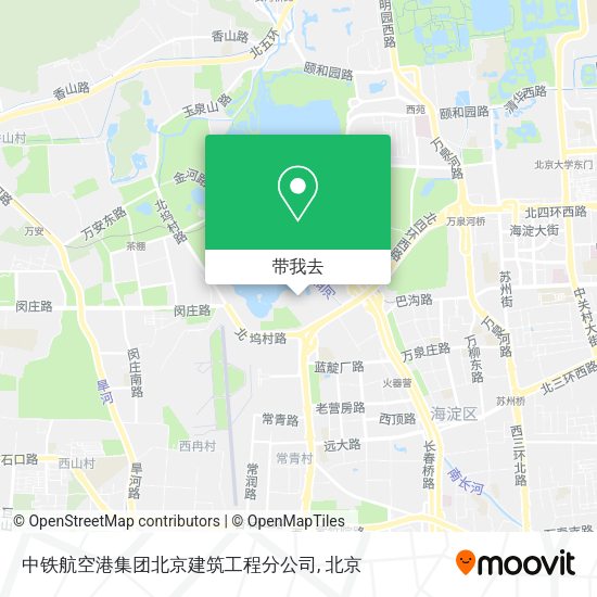 中铁航空港集团北京建筑工程分公司地图