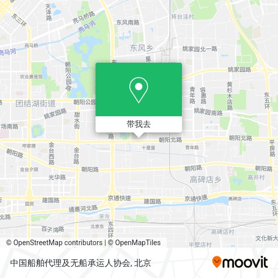 中国船舶代理及无船承运人协会地图