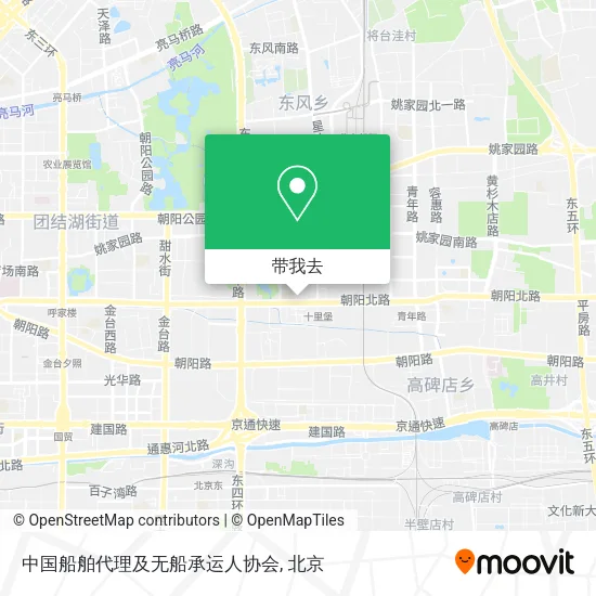 中国船舶代理及无船承运人协会地图