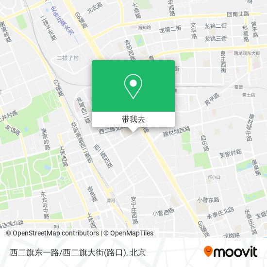 西二旗东一路/西二旗大街(路口)地图