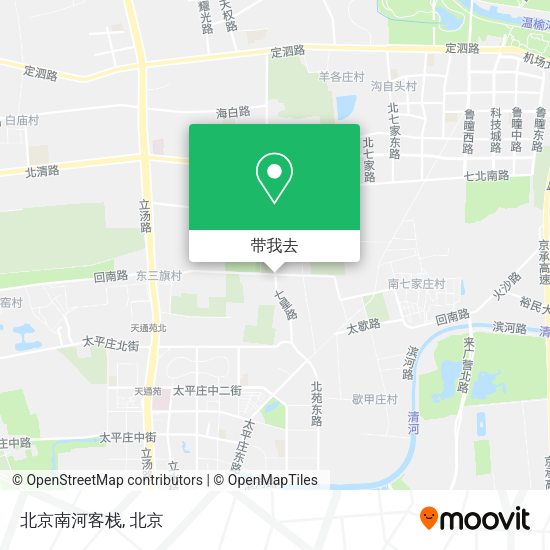 北京南河客栈地图