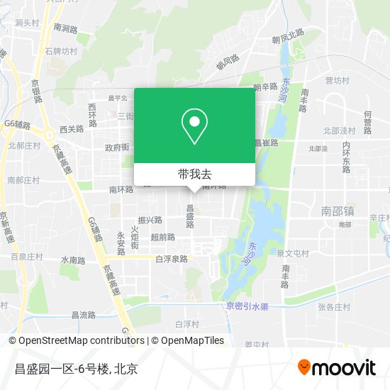 昌盛园一区-6号楼地图