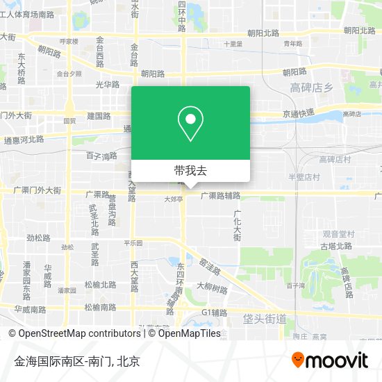金海国际南区-南门地图