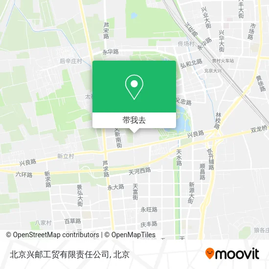 北京兴邮工贸有限责任公司地图