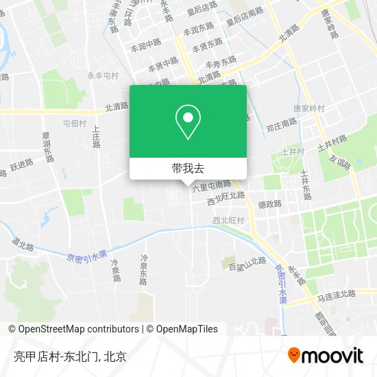 亮甲店村-东北门地图
