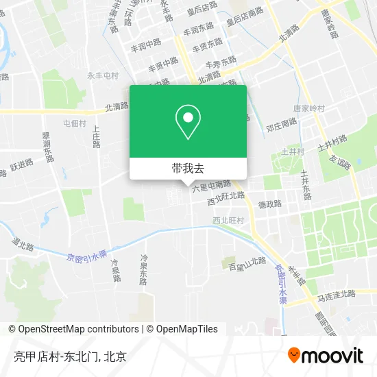 亮甲店村-东北门地图