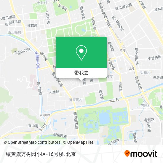 镶黄旗万树园小区-16号楼地图
