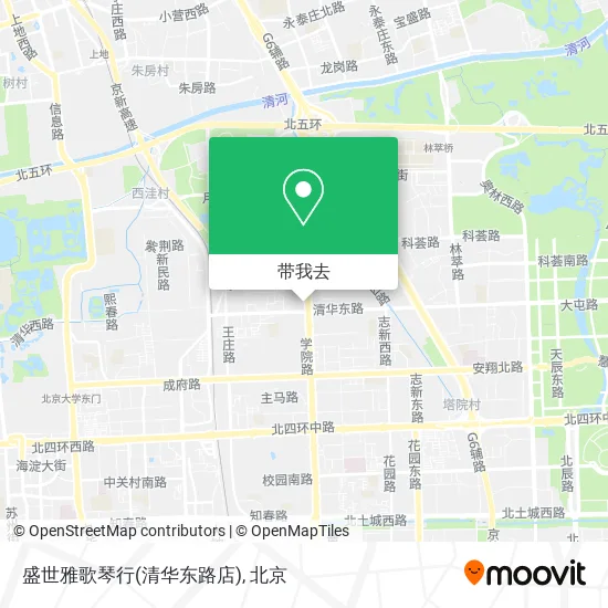 盛世雅歌琴行(清华东路店)地图