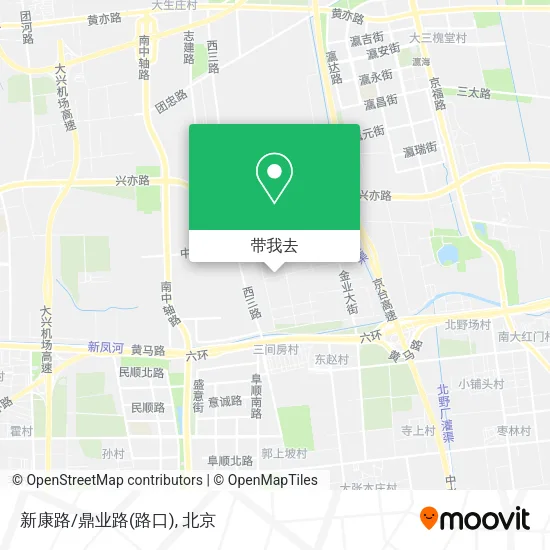 新康路/鼎业路(路口)地图