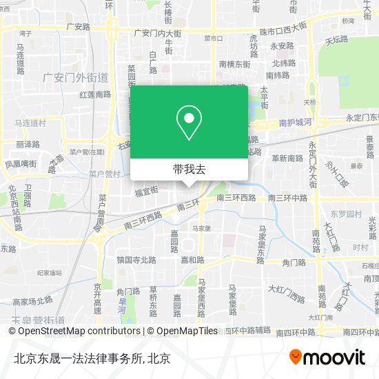 北京东晟一法法律事务所地图