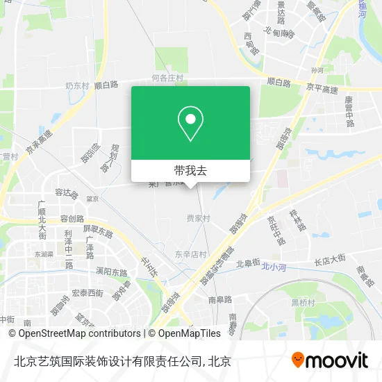 北京艺筑国际装饰设计有限责任公司地图