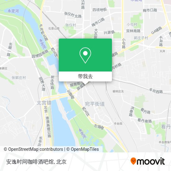 安逸时间咖啡酒吧馆地图
