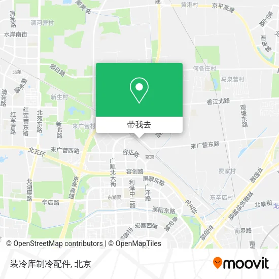 装冷库制冷配件地图