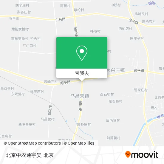 北京中农通宇昊地图