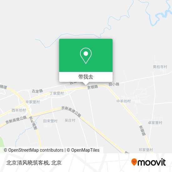 北京清风晓筑客栈地图