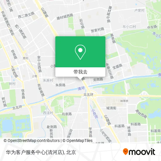 华为客户服务中心(清河店)地图