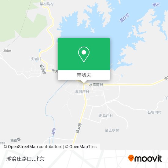 溪翁庄路口地图