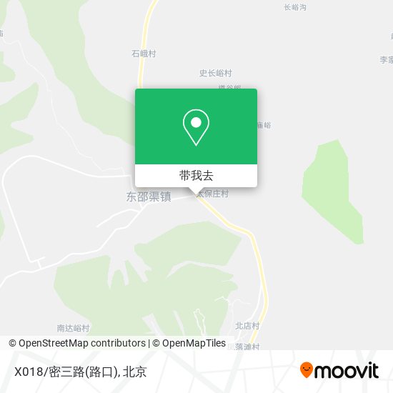 X018/密三路(路口)地图