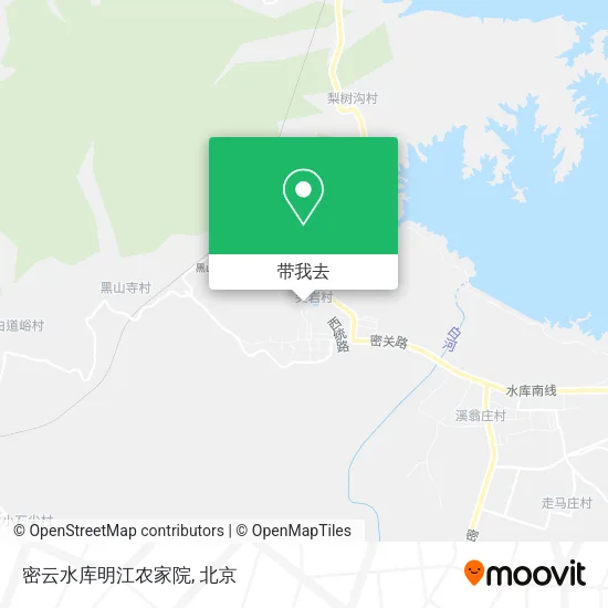 密云水库明江农家院地图