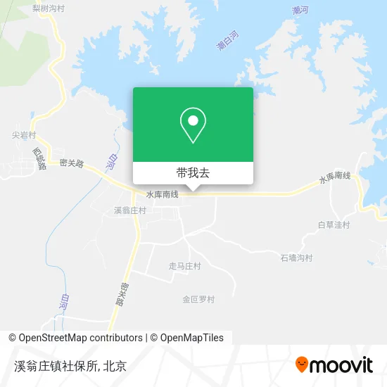 溪翁庄镇社保所地图