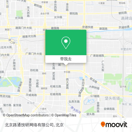 北京路通技研网络有限公司地图