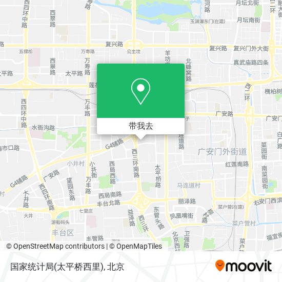 国家统计局(太平桥西里)地图