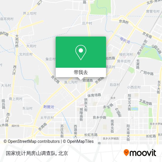 国家统计局房山调查队地图