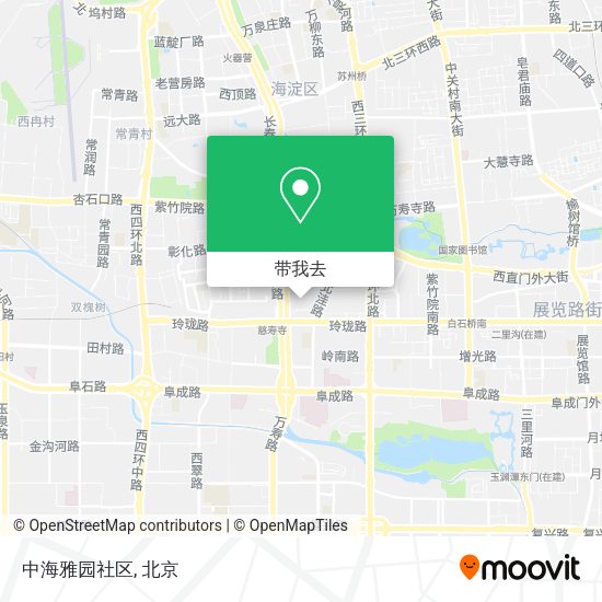 中海雅园社区地图
