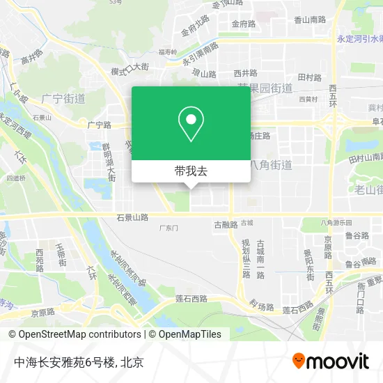 中海长安雅苑6号楼地图