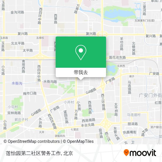 莲怡园第二社区警务工作地图