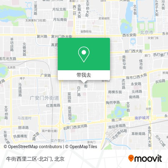 牛街西里二区-北2门地图
